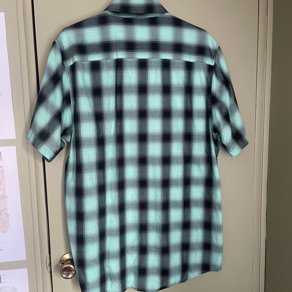 DIXXON The Charles bamboo short sleeve button-up shirt sz Large - Picture 3 of 10